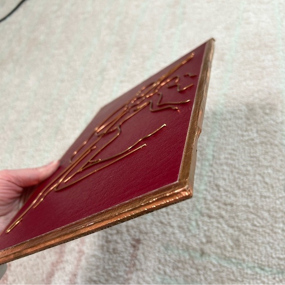 Artist Signed Copper Wall Art Red and Gold John Schtakleff 11.75"x8" - Picture 12 of 16